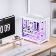 Jonsbo TK-4 Case, Midi Tower, ATX, Tempered Glass - White image number null