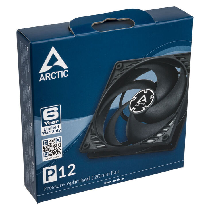 Arctic P12 fan, black - 120mm image number 4