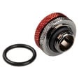 Bitspower Multi-Link Adapter Connection straight G1/4 inch AG to 16mm OD hard tube - glossy black image number null