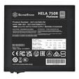 SilverStone HELA 750R 80 PLUS Platinum power supply, ATX 3.1, PCIe 5.1 - 750 watts, black image number null
