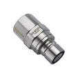 Koolance QD3 Schnellverschluss gerade m&auml;nnlich auf 13/10mm - no-spill, silber image number null