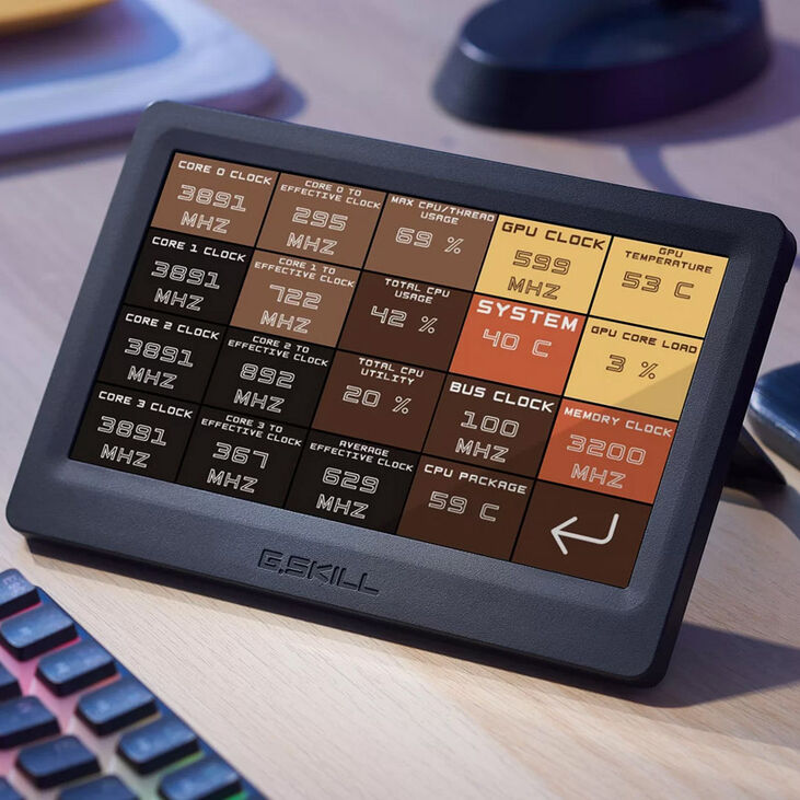 G.Skill WigiDash, 7" Diagnose Display image number 2