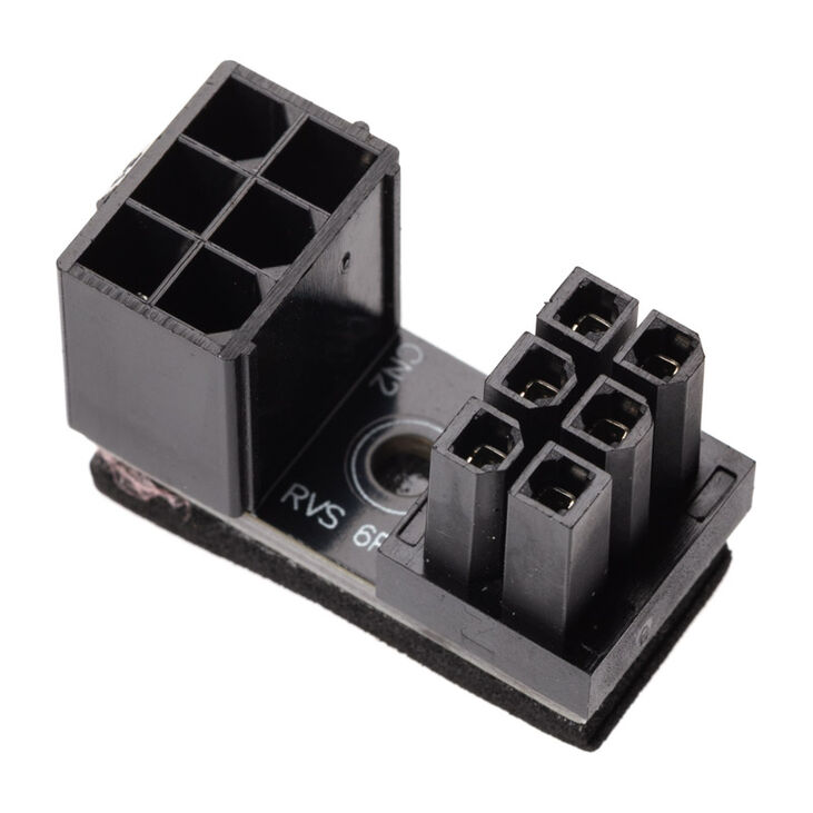 InLine Grafikkarten Stromadapter intern, ATX 6pol Stecker / Buchse (gedreht) image number 0
