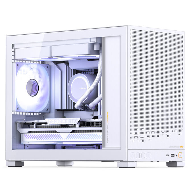 Jonsbo D32 STD PC-Geh&auml;use + TRYX PANORAMA Komplett-Wasserk&uuml;hlung, ARGB - 240mm, wei&szlig; image number 10