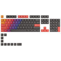 Glorious GPBT Keycaps - 114 PBT, ANSI, US Layout - Celestial Fire