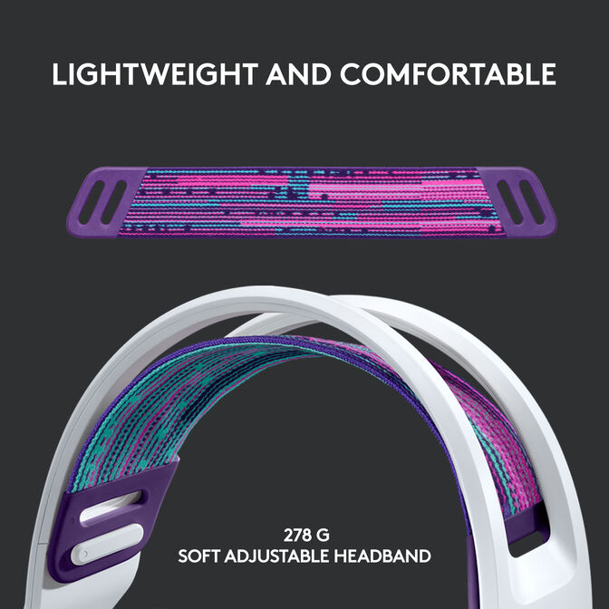 Logitech G733 LIGHTSPEED RGB Gaming-Headset - wei&szlig; image number 30