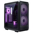 Cooler Master MasterFrame 500 Mesh ARGB PC Case, Mid-Tower, E-ATX, Tempered Glass - Black image number null