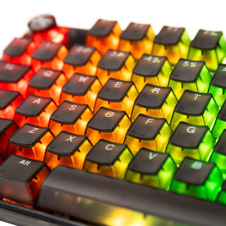 Ducky One 3 Aura Black Gaming Tastatur, RGB LED - MX-Blue (US) image number 5