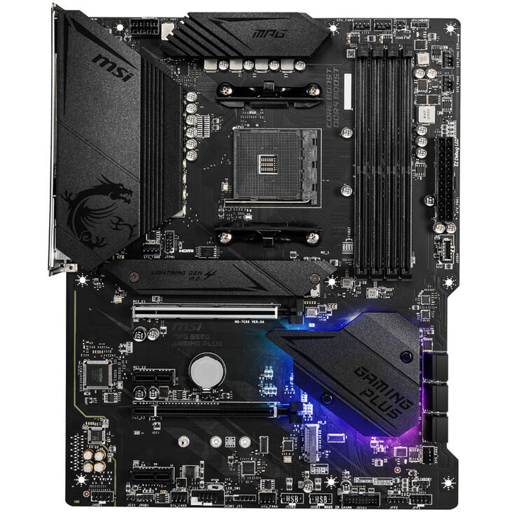 MSI MPG B550 Gaming Plus, Sockel AM4, AMD B550, ATX - DDR4 image number 2