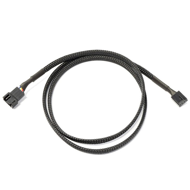Watercool 4-Pin PWM Verlängerung, schwarz - 90cm image number 0