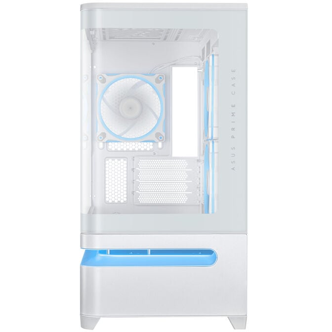 ASUS Prime AP202 ARGB PC-Geh&auml;use, Midi Tower, mATX, ARGB, Tempered Glass - wei&szlig; image number 9