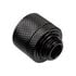 Alphacool Eiszapfen connector straight G1/4 inch female thread to 16/10mm - black image number null