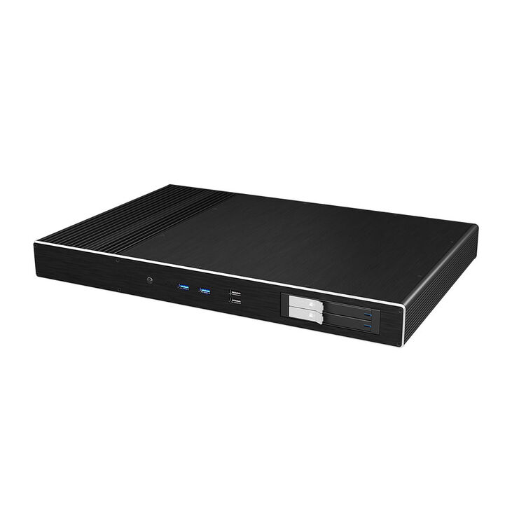 Akasa Galileo TU Plus MKII, Mini-ITX-Gehäuse - schwarz image number 1