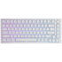 Glorious GMMK Pro White Ice 75% TKL Keyboard - Barebone, ANSI Layout, Silver image number null