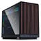 Lian Li DAN Cases A3-mATX Wood Edition PC-Geh&auml;use, Tempered Glass, Micro-ATX - Walnuss, schwarz