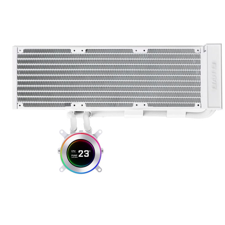 Lian Li HYDROSHIFT II LCD-C 360 fanless ARGB AIO water cooling - white image number 0