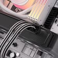 Corsair Premium Sleeved 12V-2x6 zu 2x 6+2-Pin-PCIe-Kabel, Universal - schwarz/wei&szlig; image number null