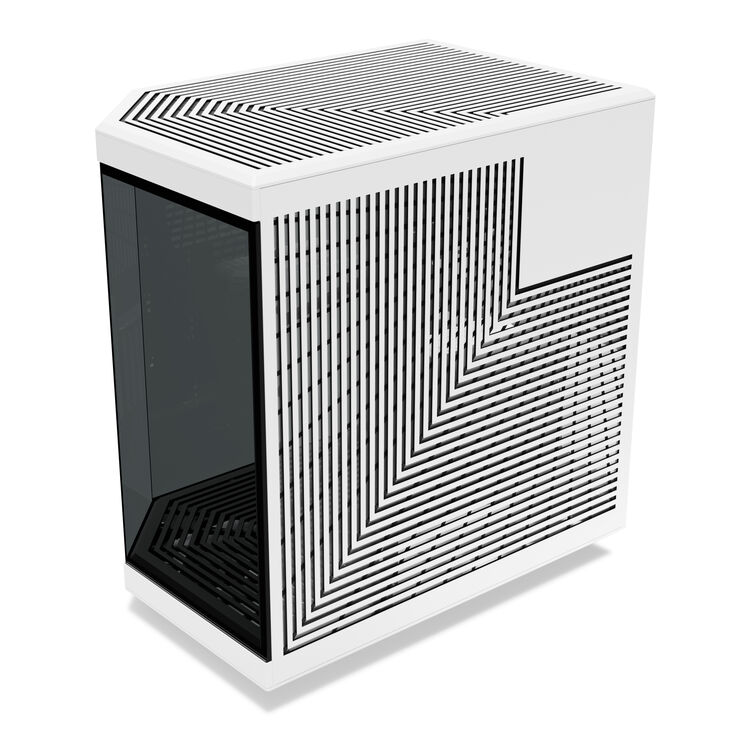 Hyte Y70  PC Case, Mid Tower, ATX, Tempered Glass - Black / White image number 5