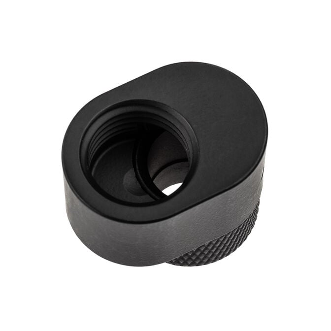 XSPC G1/4 Rotary 7mm Offset Fitting - matte black image number 1