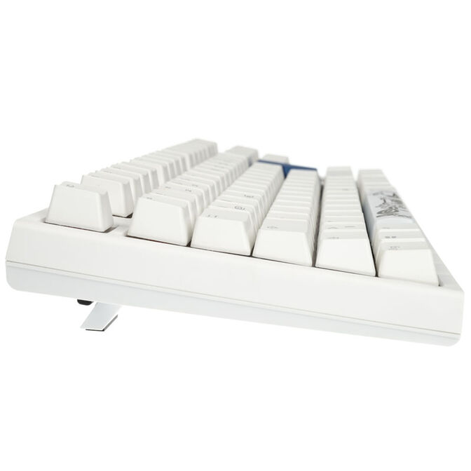 Ducky One 2 TKL PBT Gaming Tastatur, MX-Brown, RGB LED - wei&szlig; image number 3