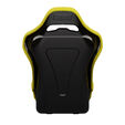 Sabelt SRS-1 Simracing-Sitz, Glasfaser-Schale, gepolstert - racing black image number null