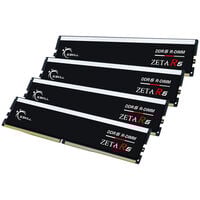 G.Skill Zeta R5 DDR5-6400 RAM, CL32, XMP, ECC reg. - 64 GB Quad-Kit, black