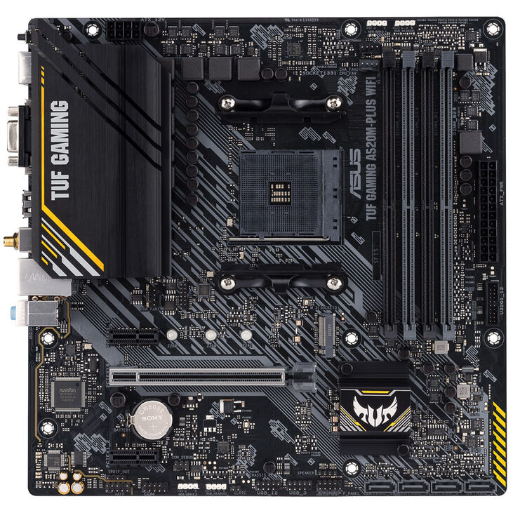 ASUS TUF Gaming A520M-Plus WiFi, AMD A520 motherboard - Socket AM4 image number 2