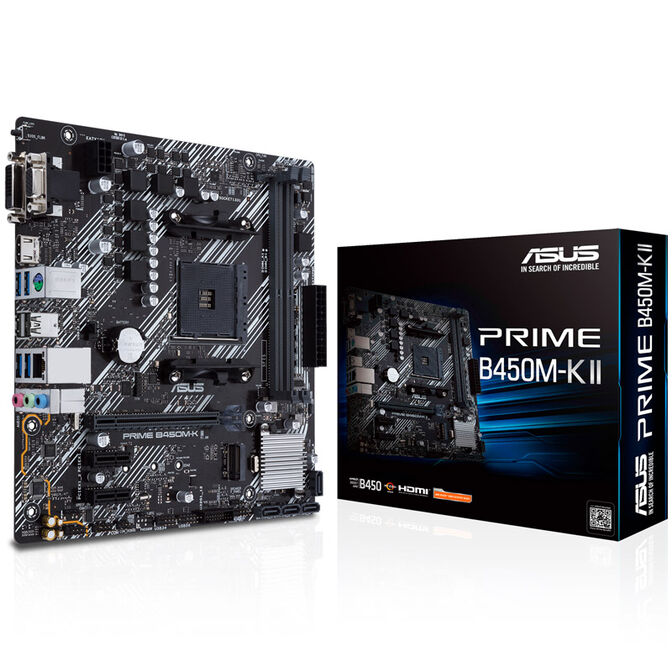 ASUS PRIME B450M-K II, AMD B450 Mainboard - Sockel AM4 image number 0