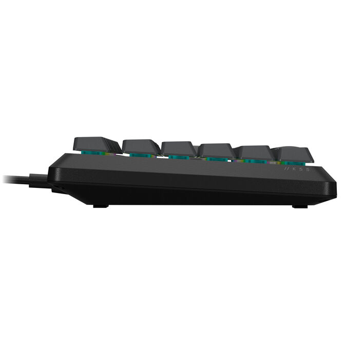 Corsair Gaming K55 Core RGB Gaming Keyboard, Full-Size (100%), Rubber Dome &ndash; grey, ISO (DE) image number 5
