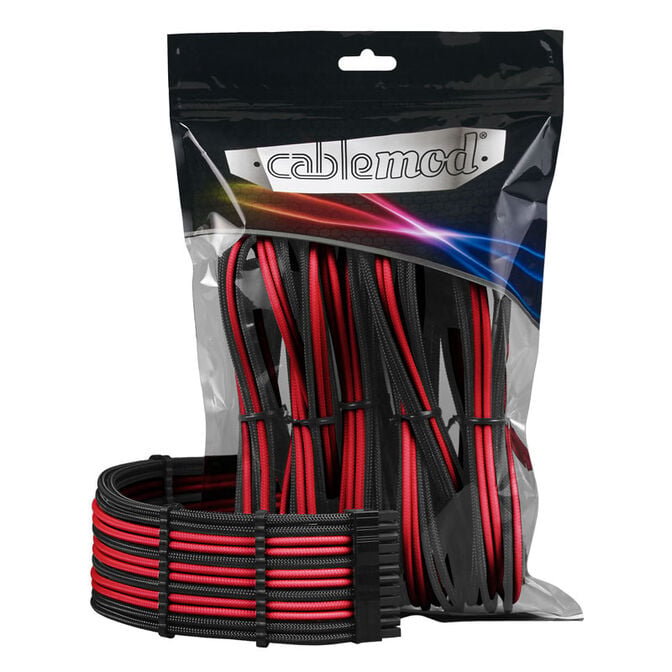 CableMod PRO ModMesh Cable Extension Kit - schwarz/rot image number 0