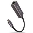 AXAGON ADE-TRC Gigabit Ethernet 10/100/1000 Adapter - USB 3.1 Type C, Titanium Grey image number null