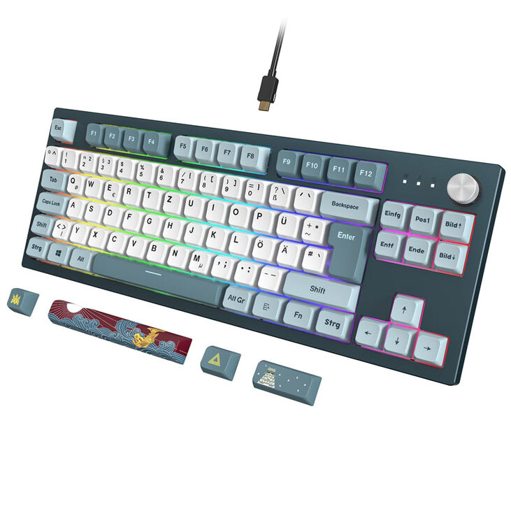 Montech MKey TKL Freedom Gaming Tastatur - GateronG Pro 2.0 Brown image number 2