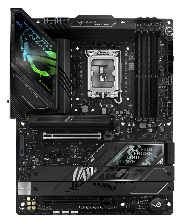 ASUS ROG STRIX Z890-F Mainboard, Sockel LGA 1851, Intel Z890, ATX, DDR5 image number 1