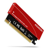 AXAGON PCEM2-S PCIe-3.0-x16-Adapter, 1x M.2-NVMe-SSD, bis 2280 - passive K&uuml;hlung