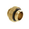 Barrow Adapter gerade G1/4 Zoll AG auf G1/4 Zoll AG, 5mm - gold image number null