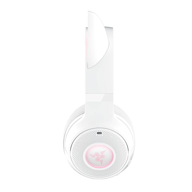 Razer Kraken Kitty V2 BT Gaming Headset, Bluetooth, Chroma RGB - white image number 5