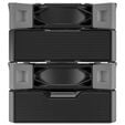 Montech NX600 CPU K&uuml;hler, Dual Tower - 2x 120mm, schwarz image number null