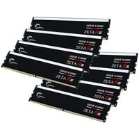 G.Skill Zeta R5 DDR5-6000 RAM, CL30, XMP, ECC reg. - 128 GB Octo-Kit, black