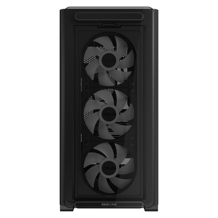 ASUS A23 PLUS case, Mini-Tower, Micro-ATX, RGB, Tempered Glass - black image number 10