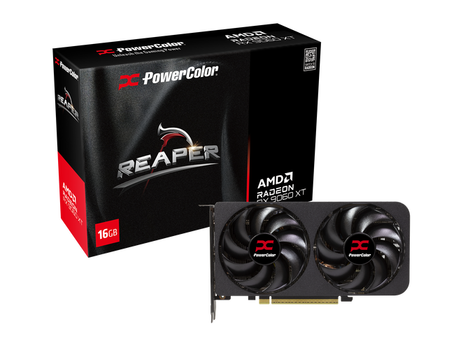 PowerColor Reaper Radeon RX 9060 XT Grafikkarte, 16384 MB GDDR6 image number 0