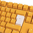 Ducky One 3 Yellow Gaming Tastatur, RGB LED - MX-Speed-Silver image number null