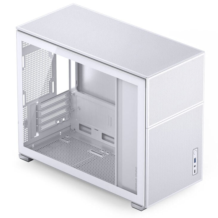 Jonsbo D31 MESH Micro-ATX Gehäuse, Tempered Glass - weiß image number 1