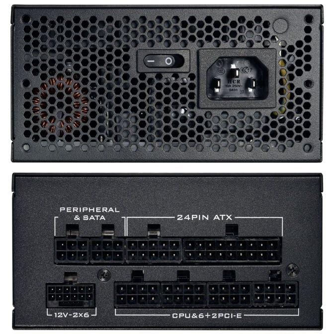 Lian Li SP850 V2 Gold Power Supply, modular, ATX 3.1 - 850 Watts, black image number 4
