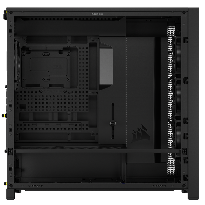 Corsair Frame 5000D PC Case, Mid-Tower, E-ATX, Tempered Glass - black image number 4