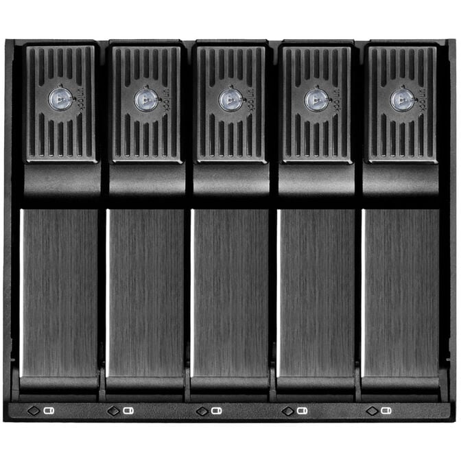 SilverStone SST-FS305-12G External 3.5-Inch Enclosure, 5-Bay - Black image number 1