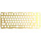 Glorious GMMK Pro 75 % Switch Plate - Brass, ANSI