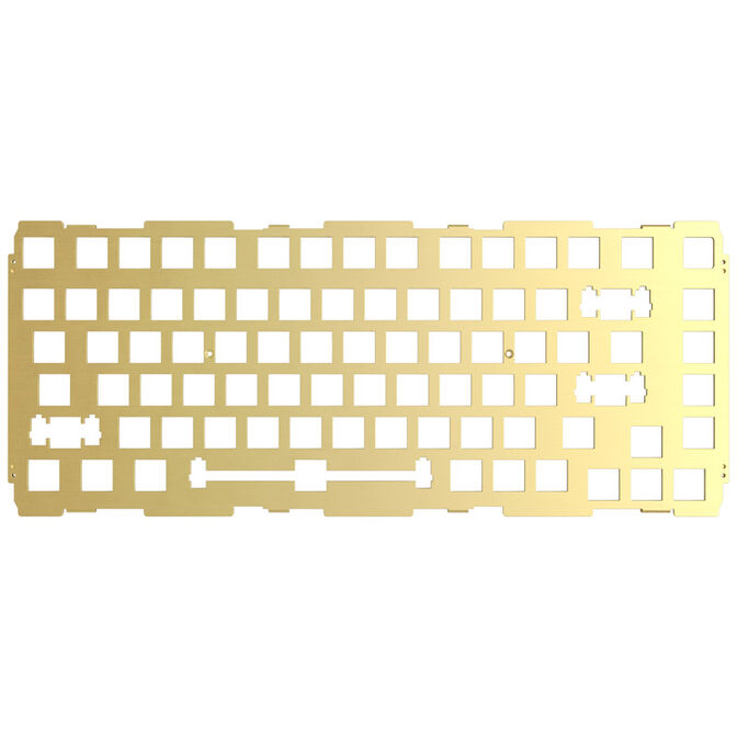 Glorious GMMK Pro 75 % Switch Plate - Brass, ANSI image number 0