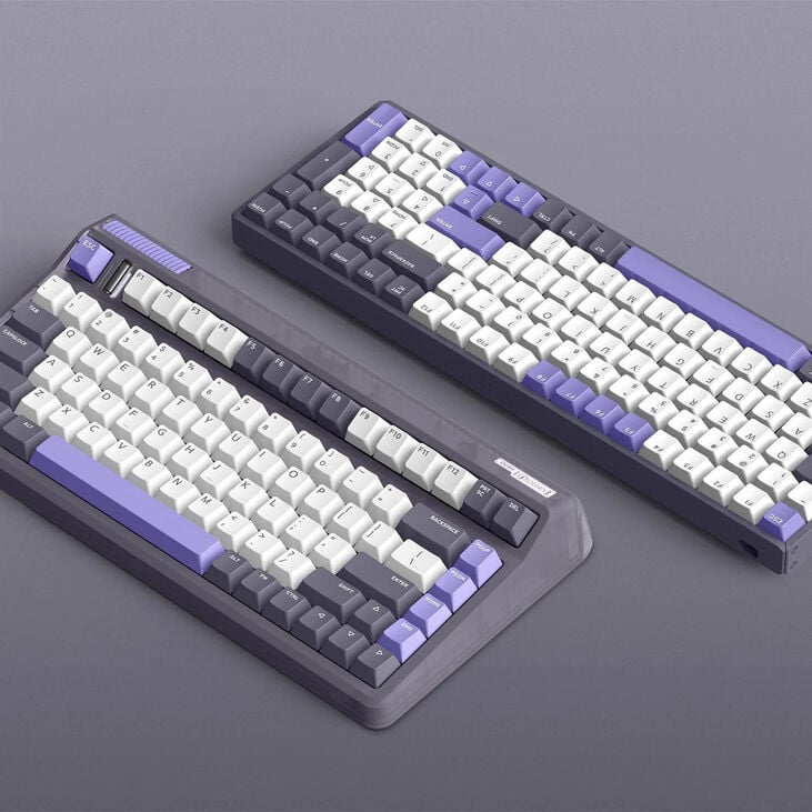 IQUNIX F97 Lavandin Wireless Gaming Tastatur, RGB - MX-Red-Switches (US) image number 3
