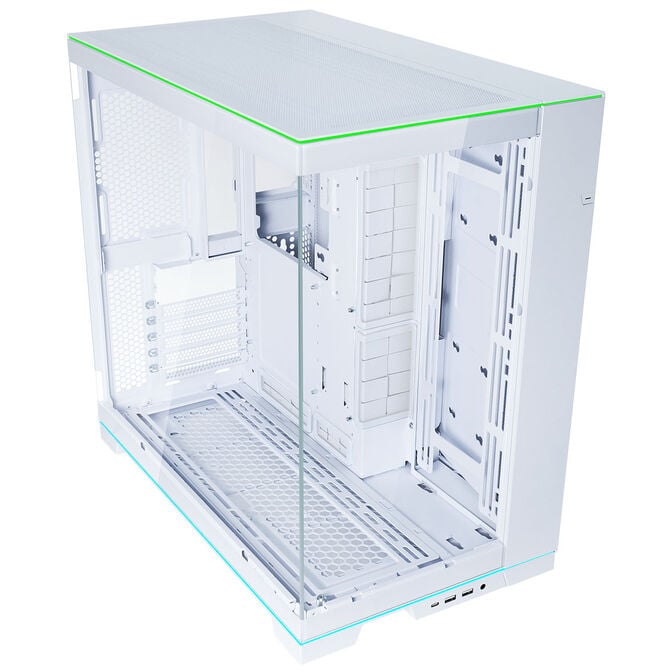 Lian Li O11 Dynamic EVO RGB PC-Geh&auml;use Bundle + HydroShift II LCD-S 360TL AiO + 6x UNI FAN SL-INF 120 Reverse Blade L&uuml;fter - wei&szlig; image number 2