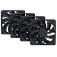 HYTE FA12 L&uuml;fter, 4er Pack - 120mm, Pitch Black image number null